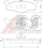 VW 6N0698151 Brake Pad Set, disc brake